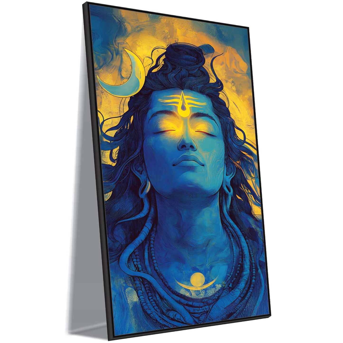 Shiva's Radiance Canvas Wall Art.
