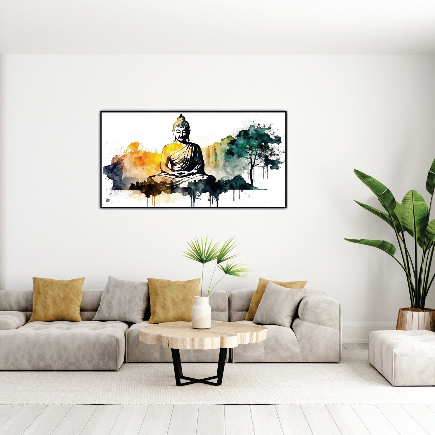 In the Flow of Peace Canvas Wall Art