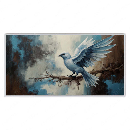 Frozen Flight Canvas Wall Art.