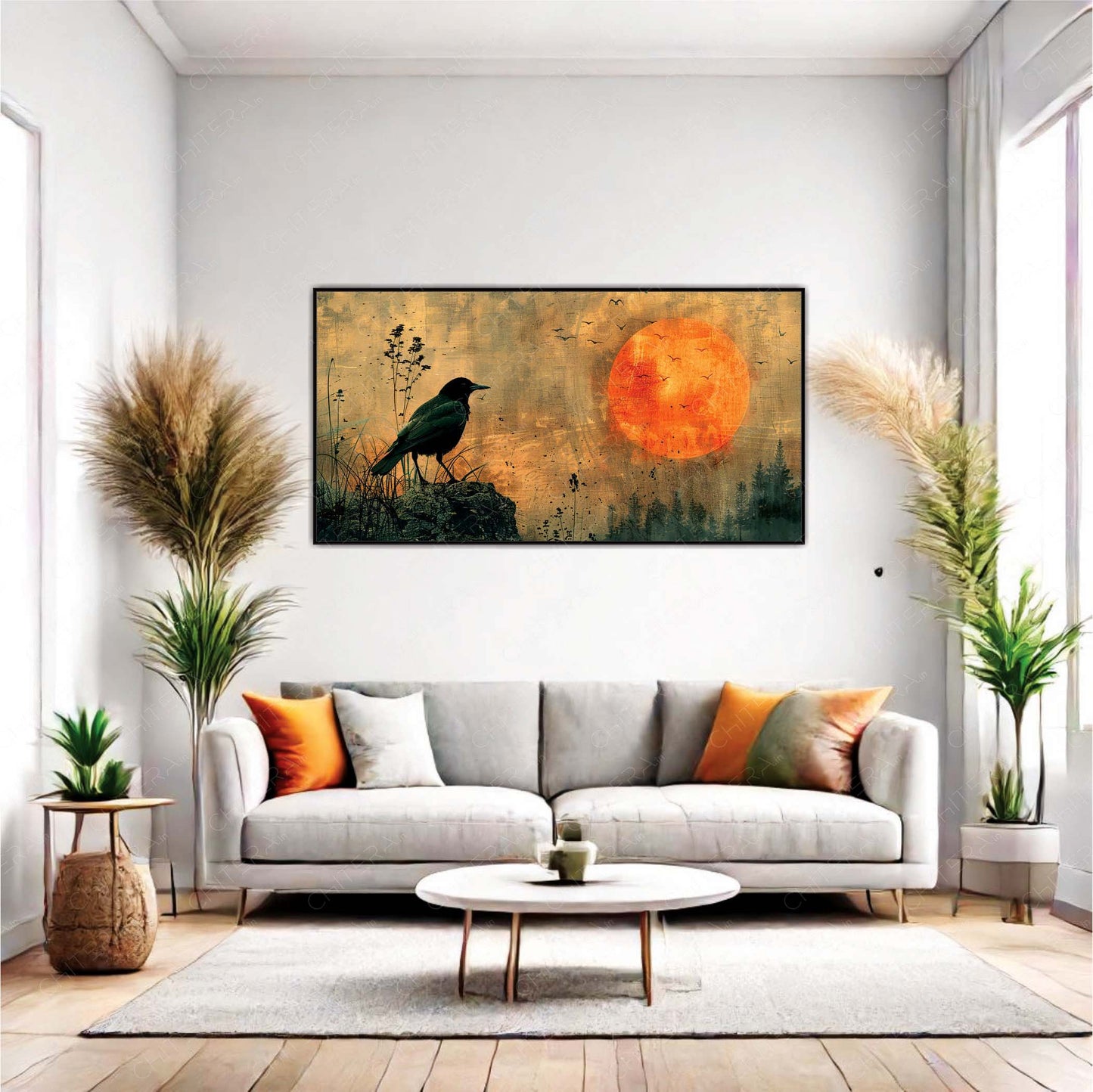 The Watcher’s Perch Canvas Wall Art