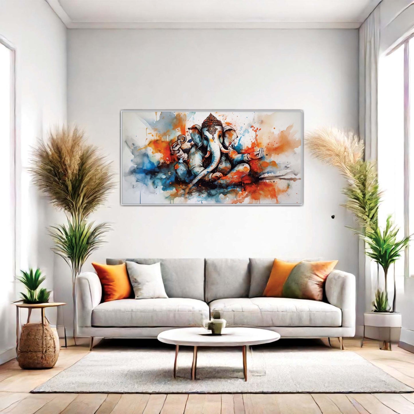 Vibrance of Vinayaka Canvas Wall Art