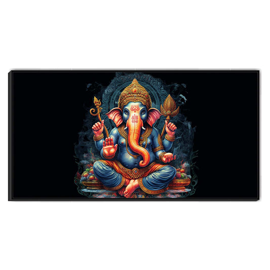 Cosmic Sentinel Canvas Wall Art