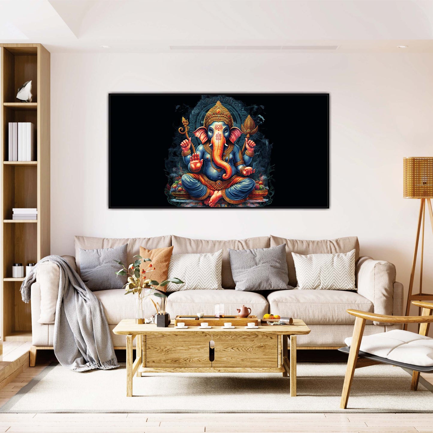 Cosmic Sentinel Canvas Wall Art
