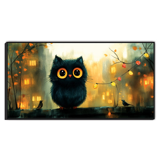 Lantern Nights & Owl Sights Canvas Wall Art