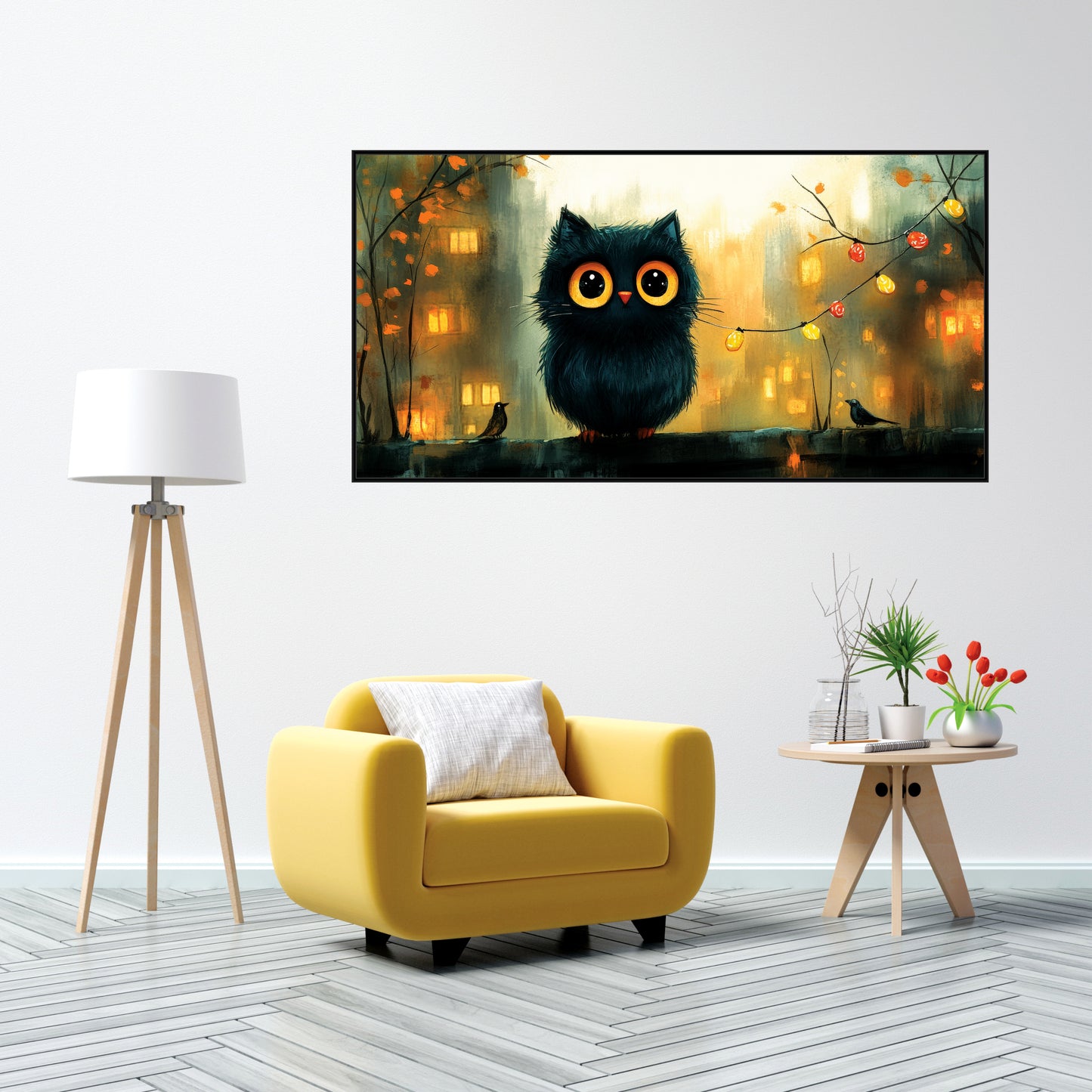Lantern Nights & Owl Sights Canvas Wall Art