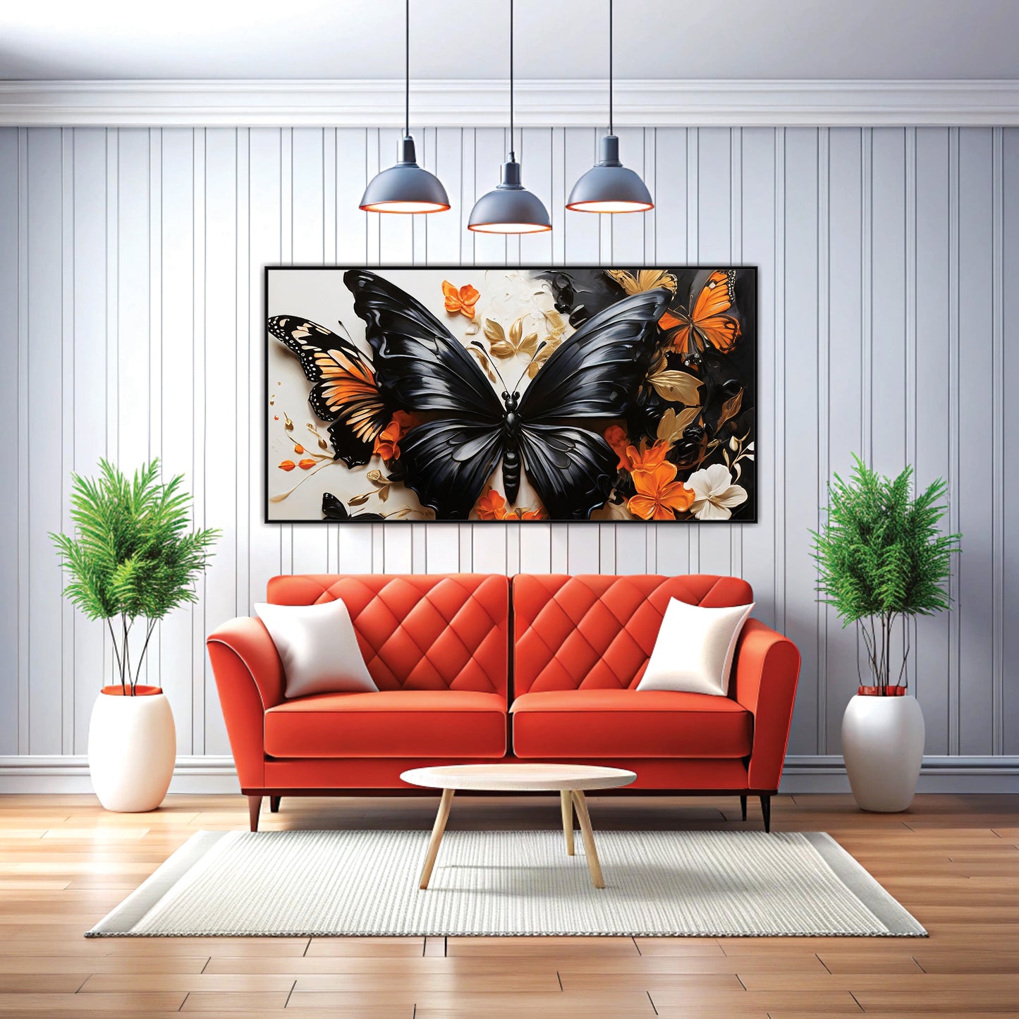 Velvet Wings Canvas Wall Art