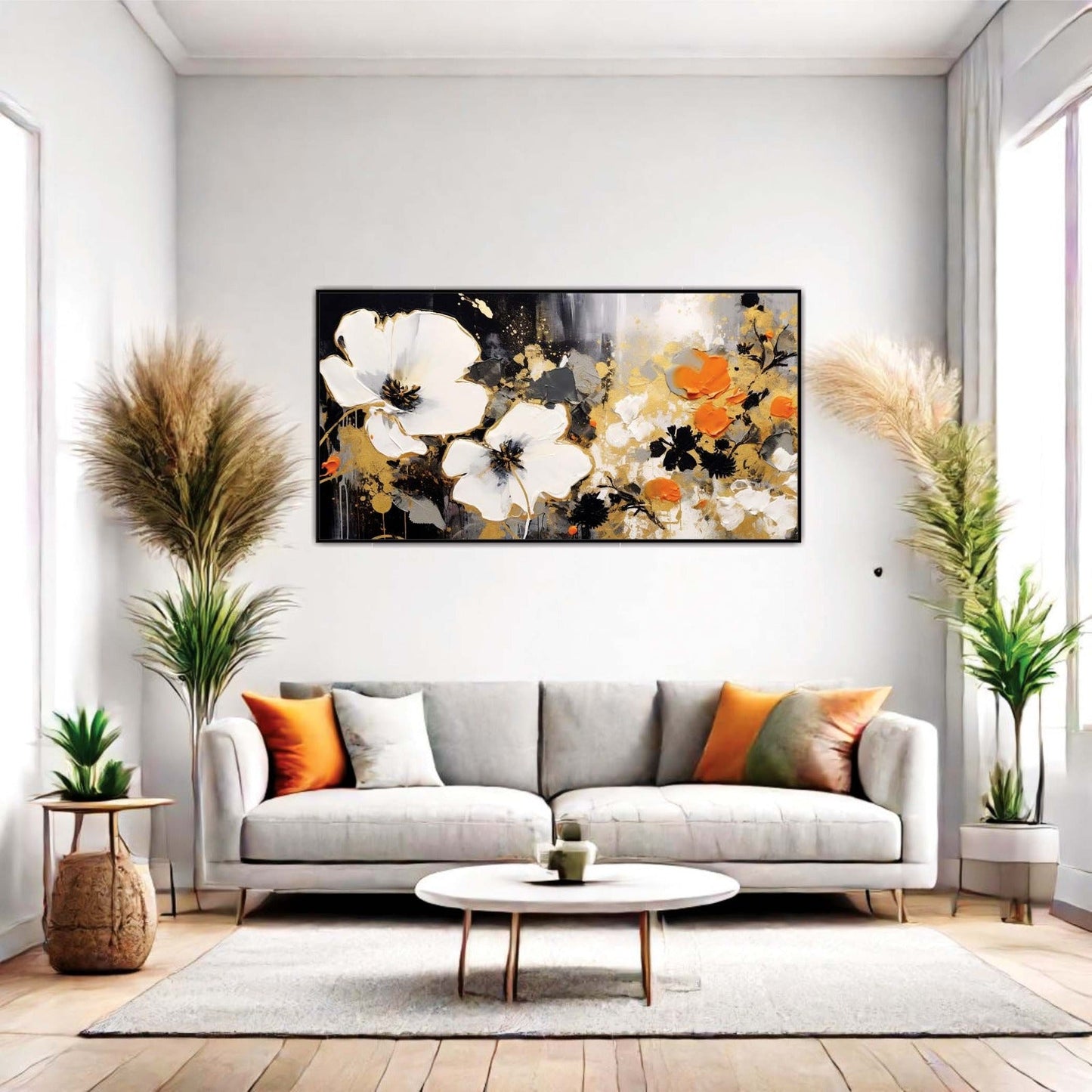 Pastel Lavender Blooms Canvas Wall Art