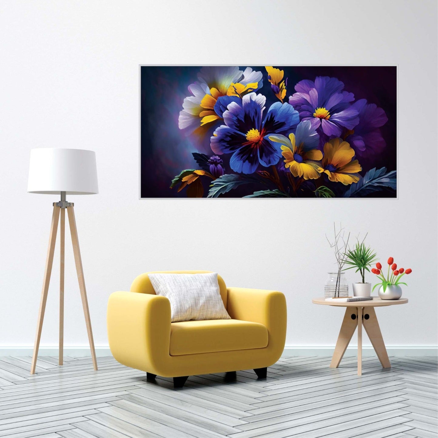 Midnight Garden Canvas Wall Art