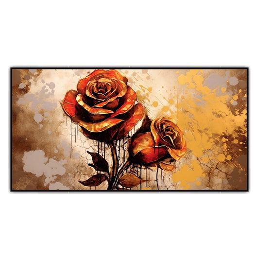 Rustic Roses Canvas Wall Art