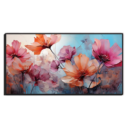 Blush Pink Roses Canvas Wall Art