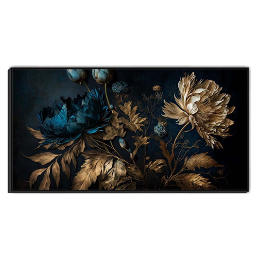Regal Bloom Canvas Wall Art