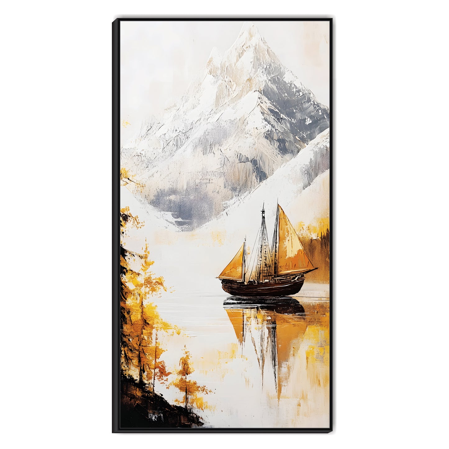 The Silent Sail Canvas Wall Art