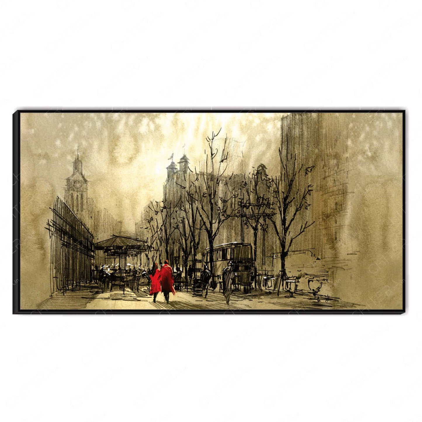 A Walk Through Time Canvas Wall Art.