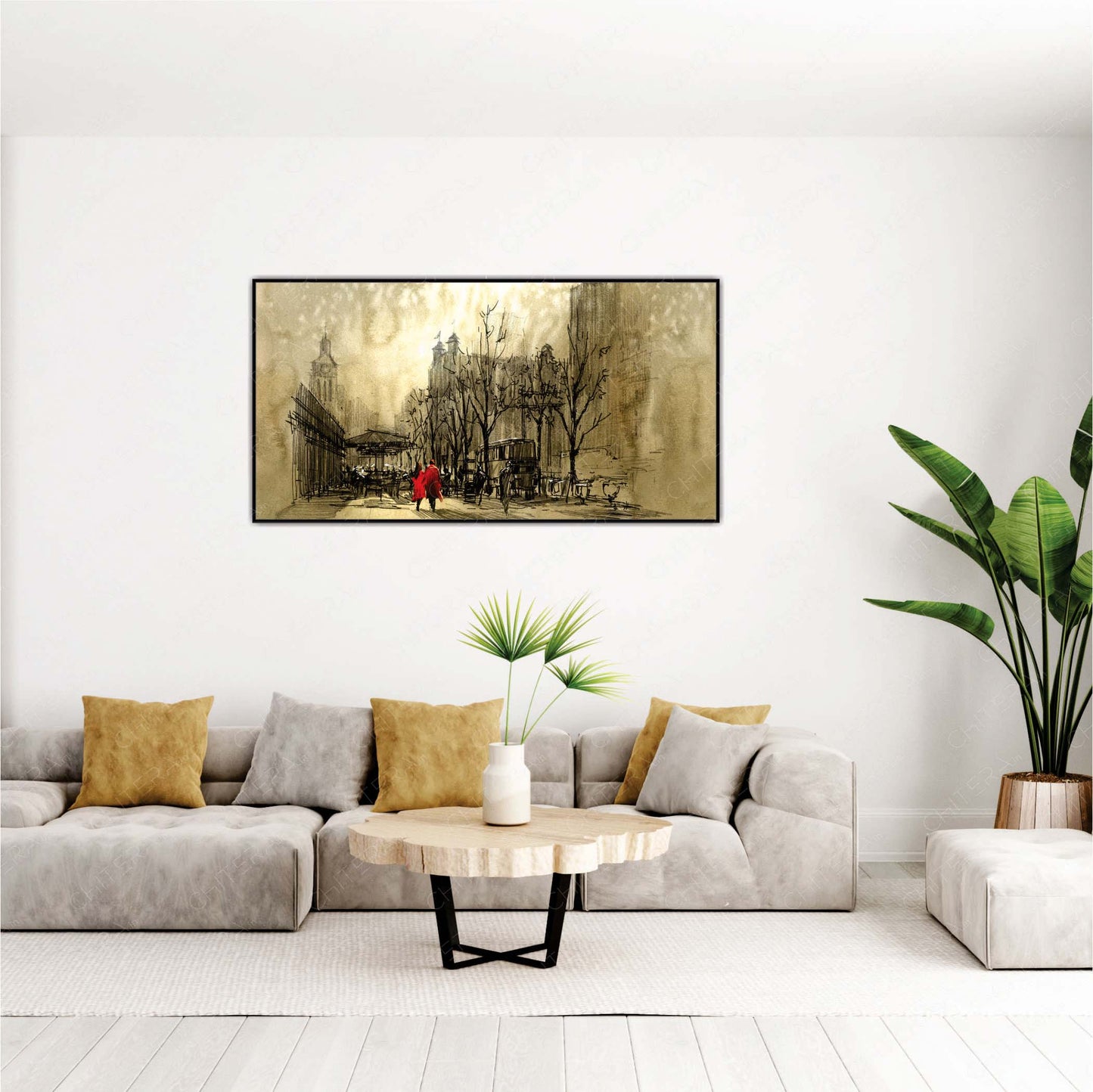 A Walk Through Time Canvas Wall Art.