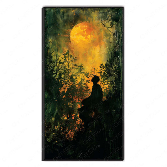 The Dreamer’s Gaze Canvas Wall Art.