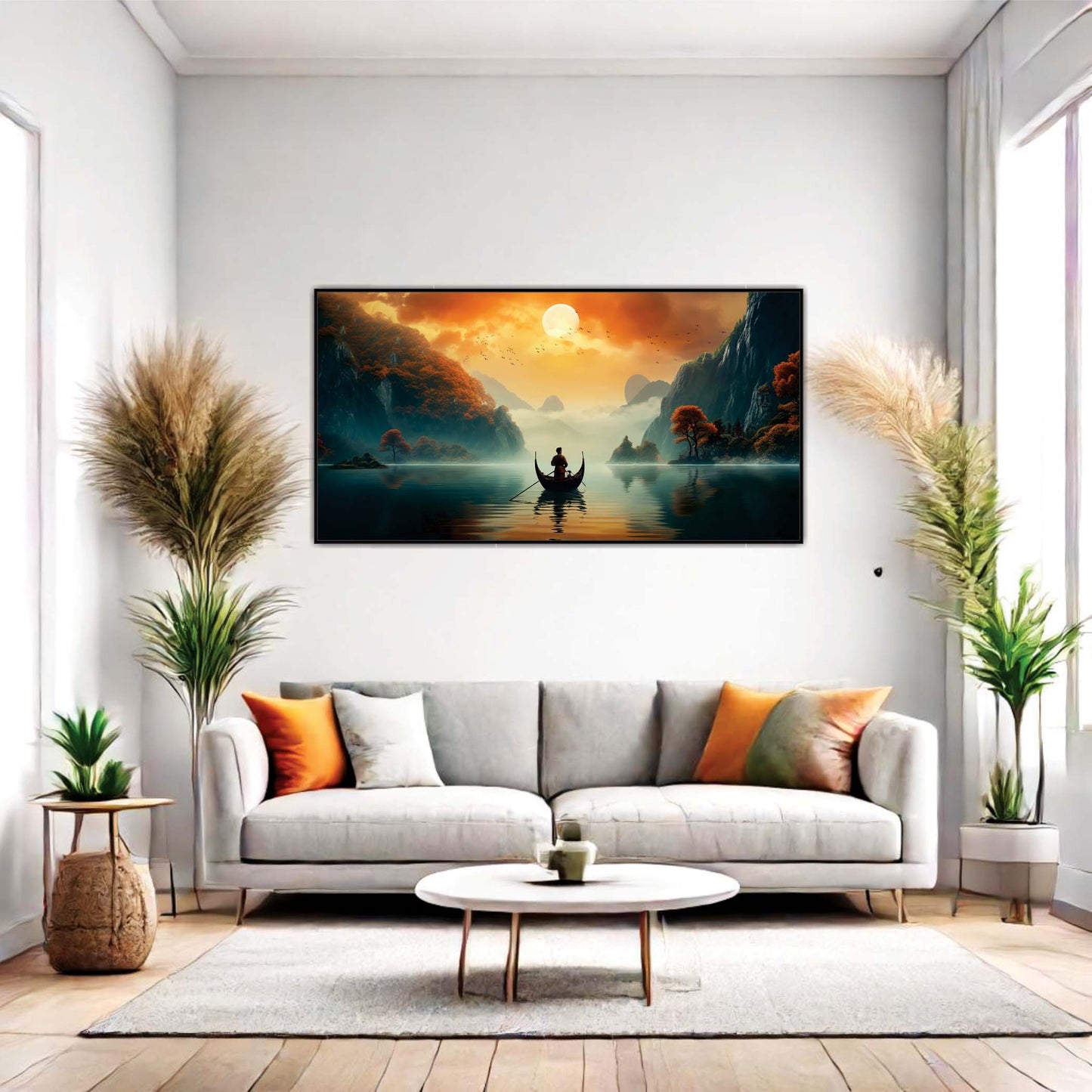 Beyond the Mist Canvas Wall Art.
