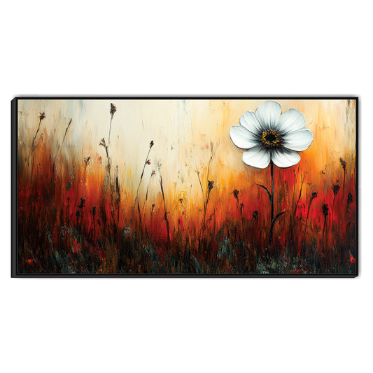 Solitary Beauty Canvas Wall Art
