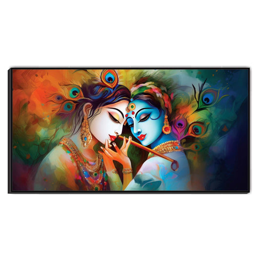 Flute of Devotion Canvas Wall Art