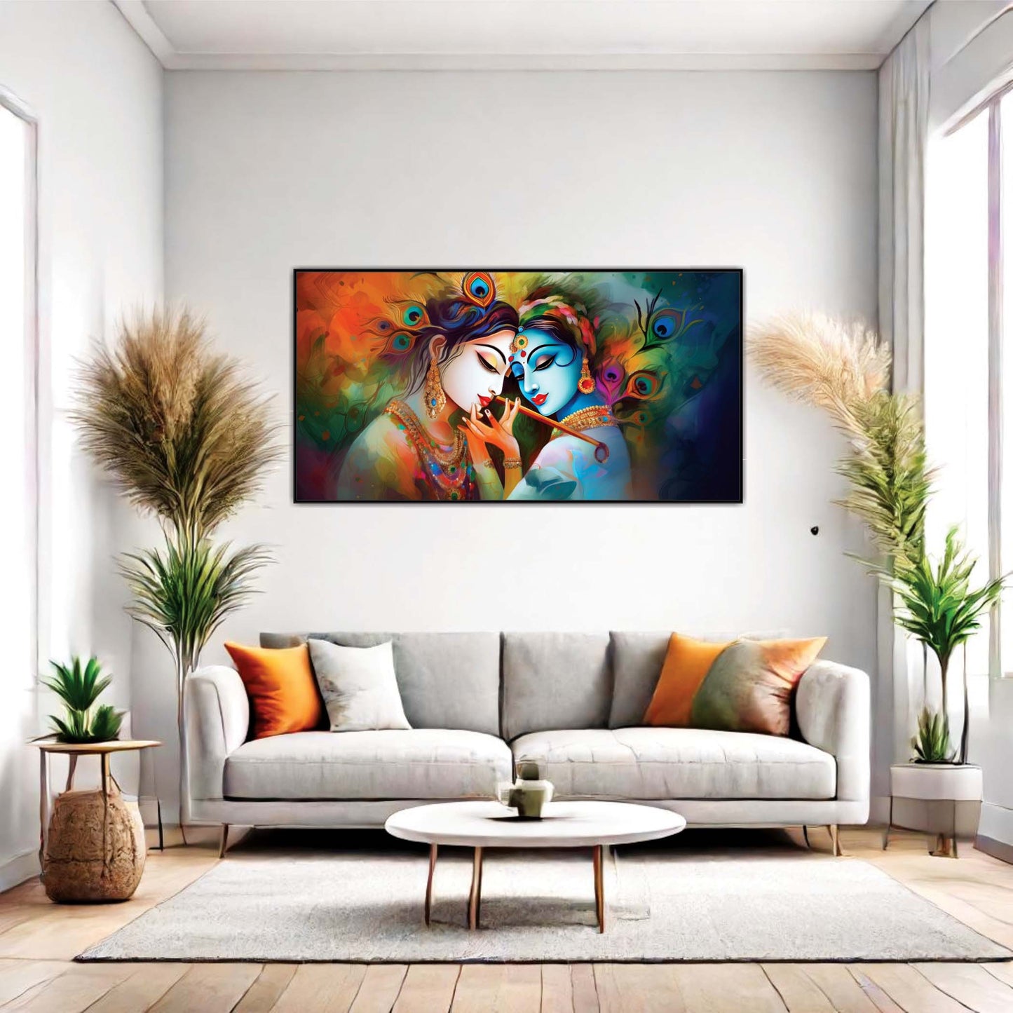 Flute of Devotion Canvas Wall Art