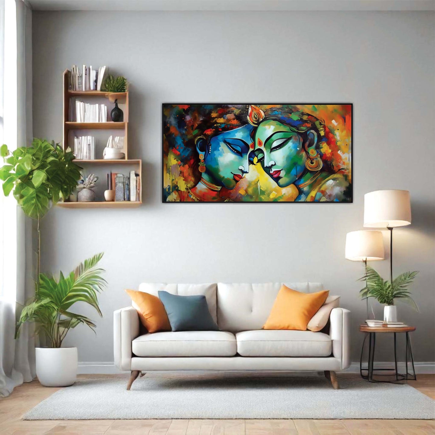 United in Devotion Canvas Wall Art