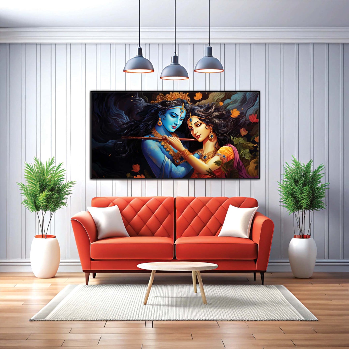 Flute of Affection Canvas Wall Art.