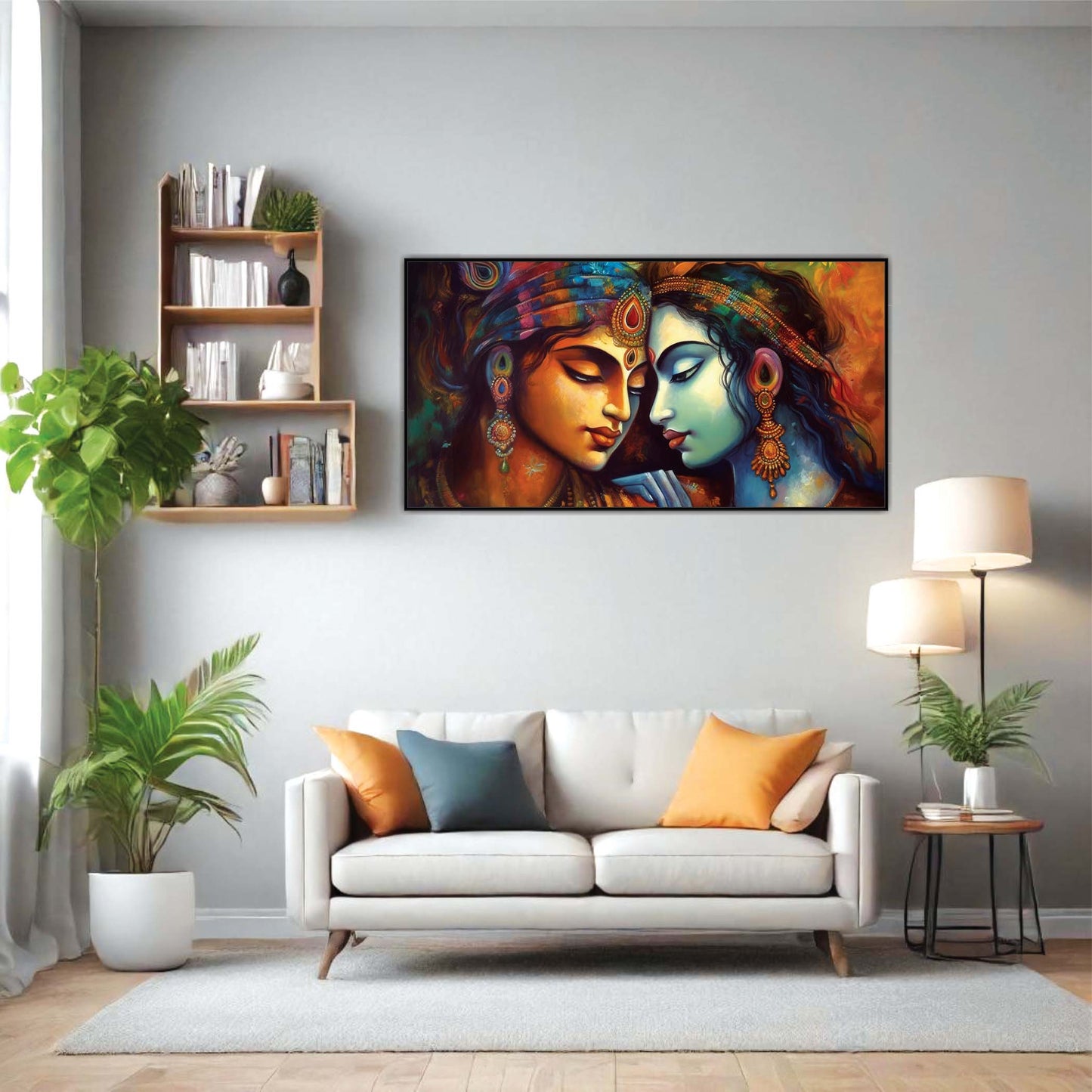 Soulful Gaze Canvas Wall Art.