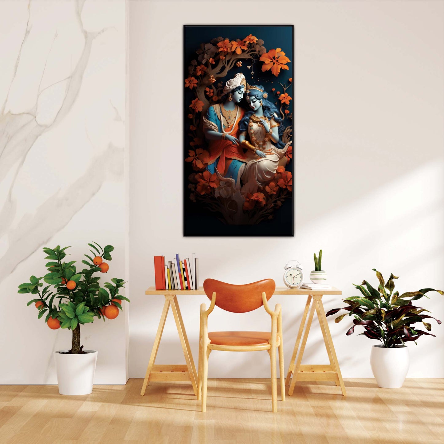 Blissful Union Canvas Wall Art.