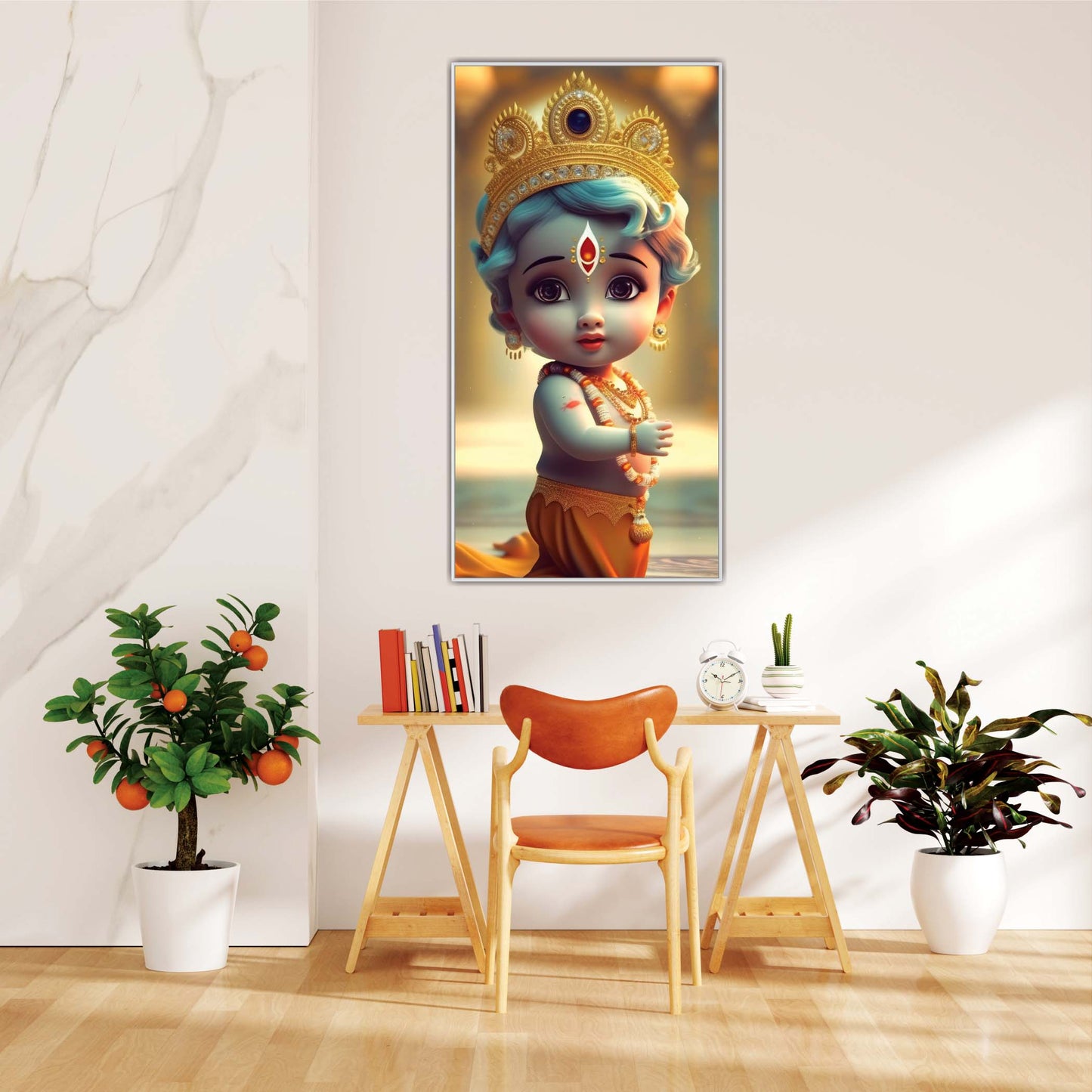 Little Kanha's Grace Canvas Wall Art.