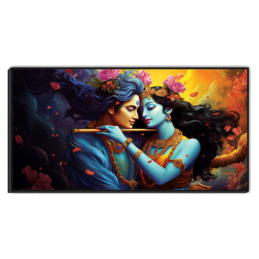 Flute of the Heart Canvas Wall Art.
