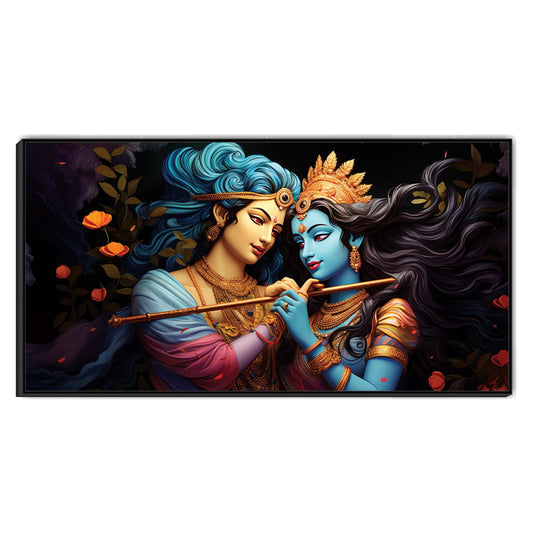 Flute of Eternity Canvas Wall Art.
