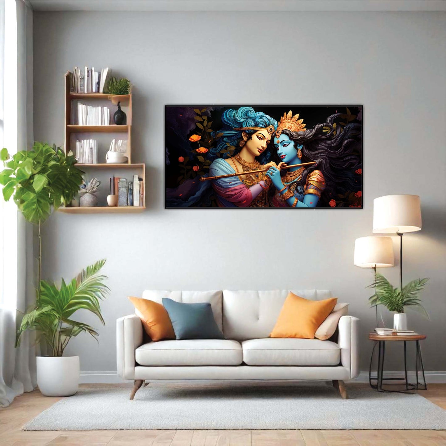 Flute of Eternity Canvas Wall Art.