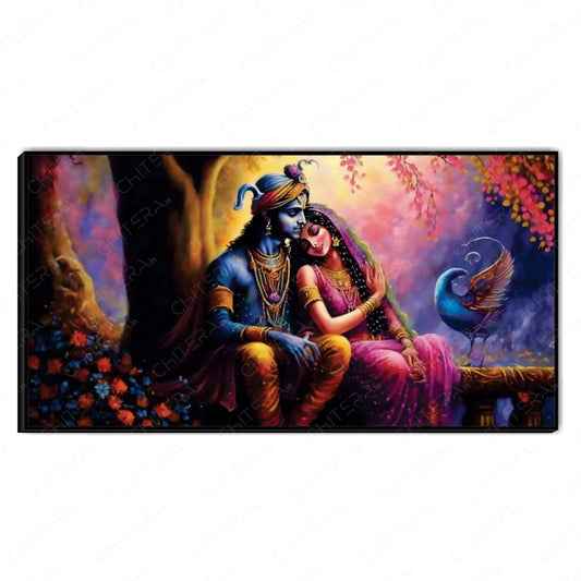 Radha Madhav Canvas Wall Art
