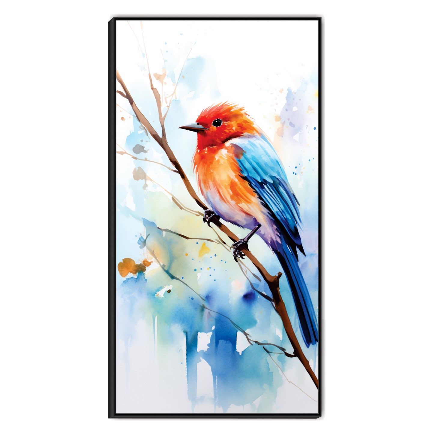 Azure Whisper Canvas Wall Art