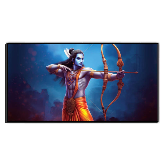 Divine Power of Lord Ram the Protector canvas wall art