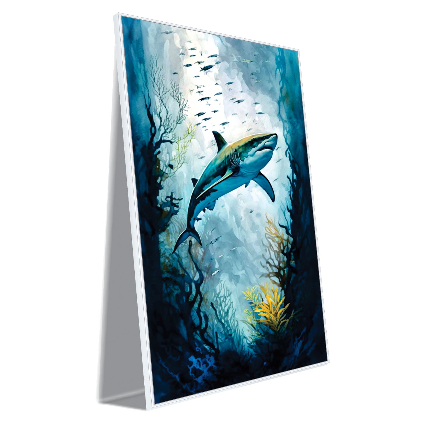 Shark Realm Canvas Wall Art