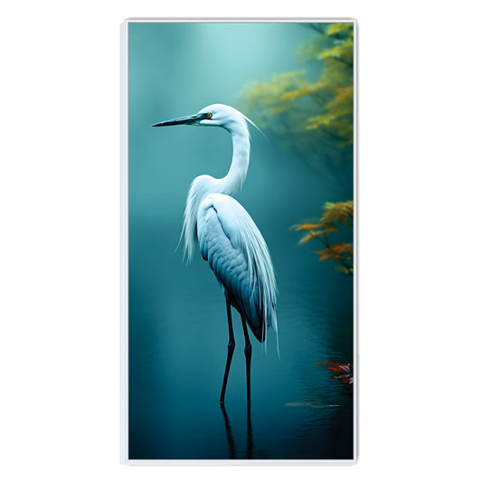 Elegance in Blue Haze Canvas Wall Art