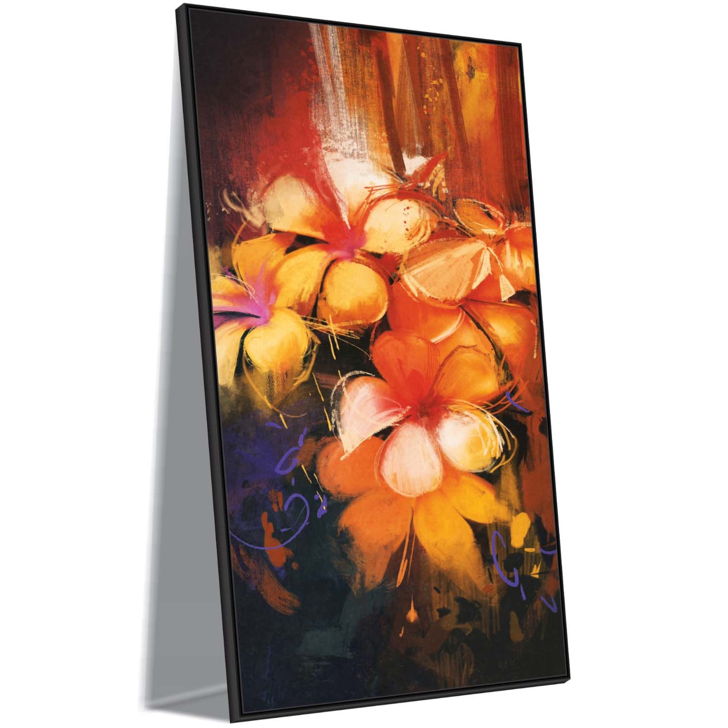 Floral Fireworks Canvas Wall Art