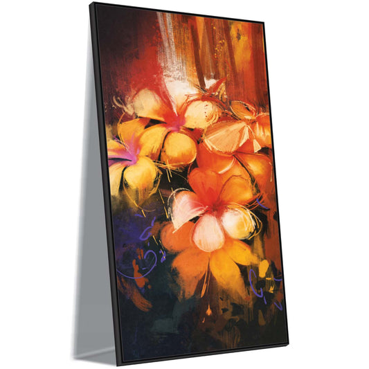 Floral Fireworks Canvas Wall Art