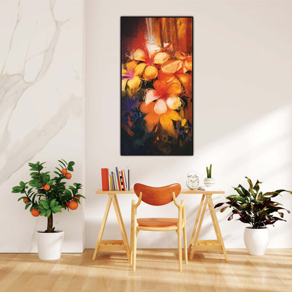Floral Fireworks Canvas Wall Art