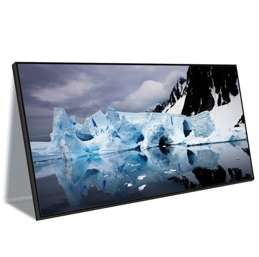Cathedrals of Ice Canvas Wall Art