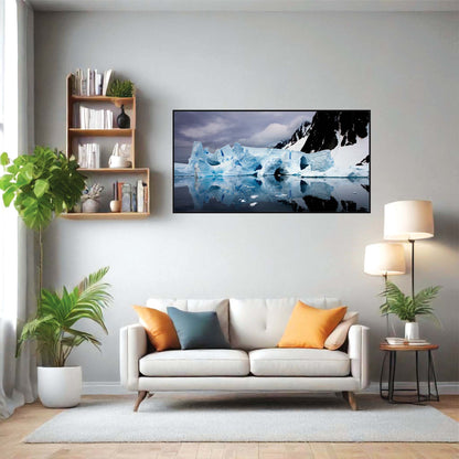 Cathedrals of Ice Canvas Wall Art