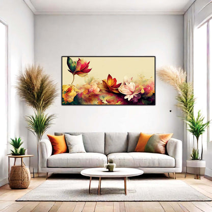 Petal Symphony Canvas Wall Art