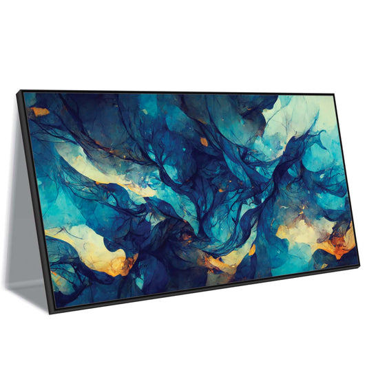 Celestial Currents Canvas Wall Art