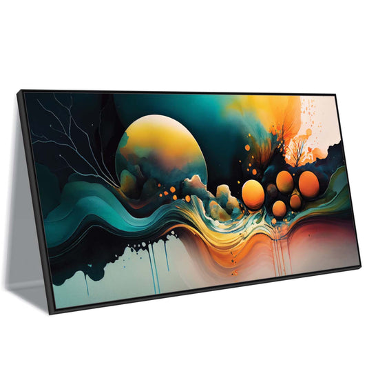 Planetary Tides Canvas Wall Art