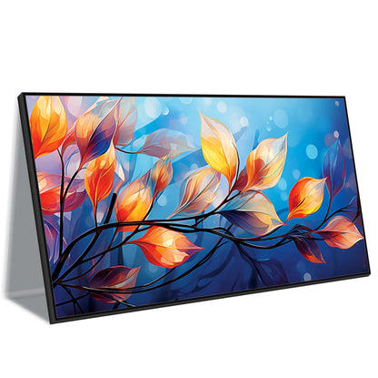 Flame and Frost Canvas Wall Art