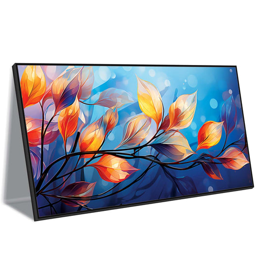 Flame and Frost Canvas Wall Art