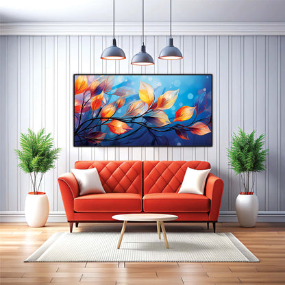 Flame and Frost Canvas Wall Art