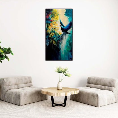 Burst of Flight Canvas Wall Art