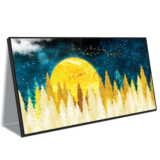 Lunar Awakening Canvas Wall Art