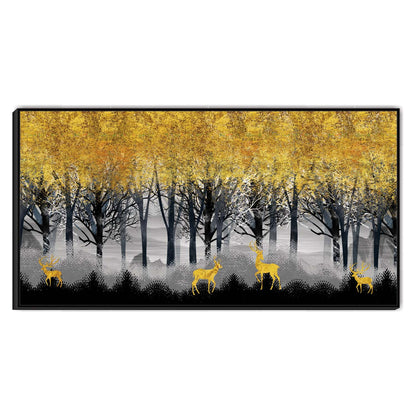 Deer in the Dusk Light Canvas Wall Art